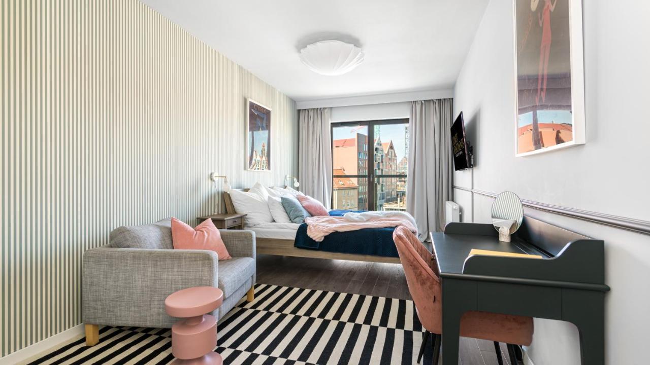 Waterlane W Oknami Na Rzeke - Marina View - Comfy Apartments Gdańsk Kültér fotó